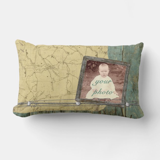 Coussin Rectangle Cadre de carte Planes robustes Lumbar Jeu d'oreill (Recto)