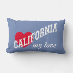 Coussin Rectangle Californie, mon amour