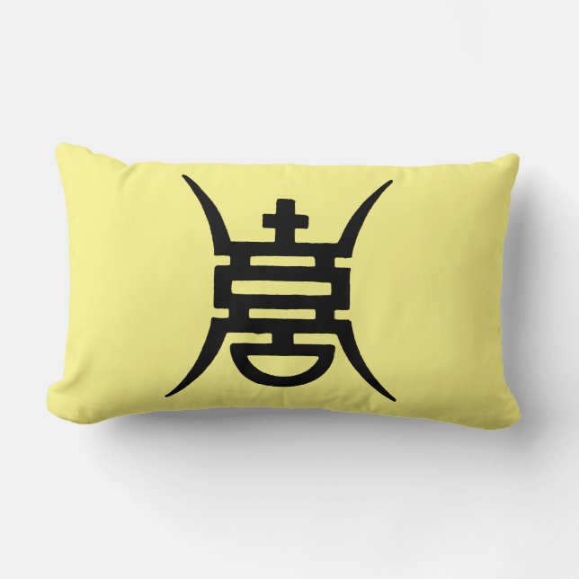 Coussin Rectangle Calligraphie : Chinois (Recto)