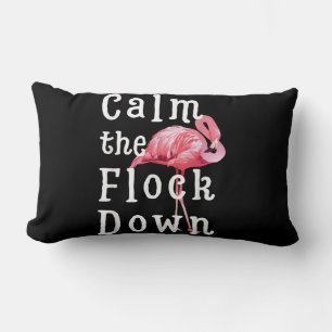 Coussin Rectangle Calme La Fille Flamant rose En Flocon Flamant ros