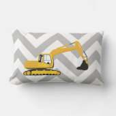 Coussin Rectangle Camion de construction de l'excavateur (Recto)