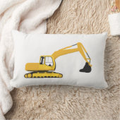 Coussin Rectangle Camion de construction de l'excavateur (Couverture)