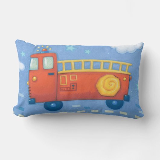Coussin Rectangle Camion de pompiers (Recto)