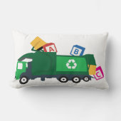 Coussin Rectangle Camion de recyclage ABC (Recto)