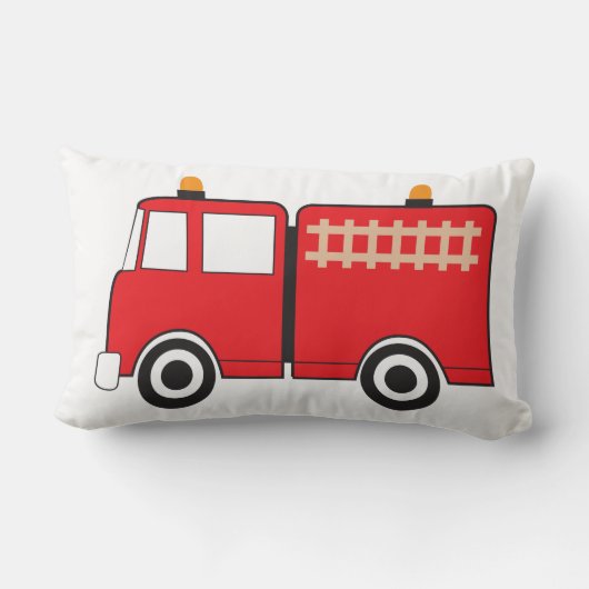 Coussin Rectangle Camion feu rouge (Verso)
