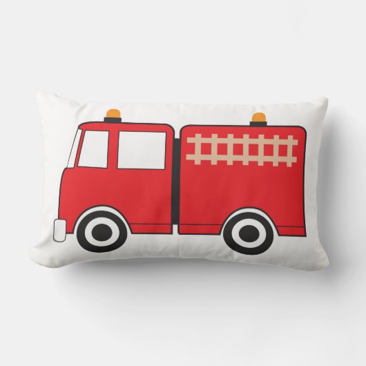 Coussin Rectangle Camion feu rouge (Recto)