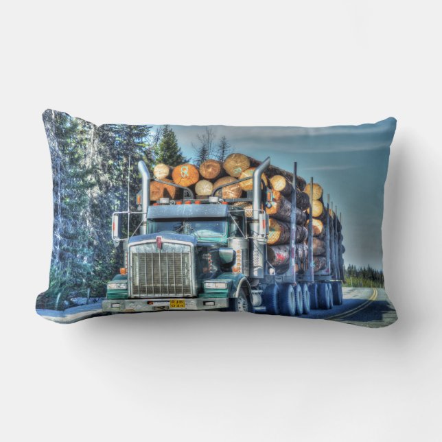 Coussin Rectangle Camions Logement Camion Camion Transport lourd Cad (Recto)