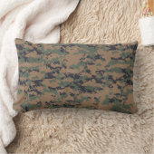 Coussin Rectangle Camouflage en bois (numérique) (Couverture)