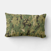 Coussin Rectangle Camouflage naval Woodland (Verso)