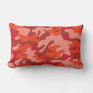 Coussin Rectangle Camouflage rouge