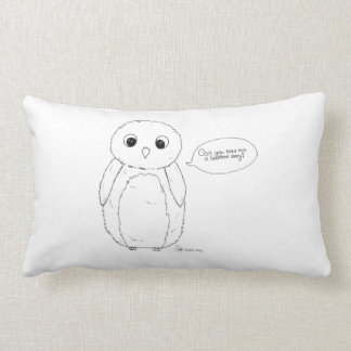 Coussin Rectangle Can you read me a bedtime story? owl kudde.