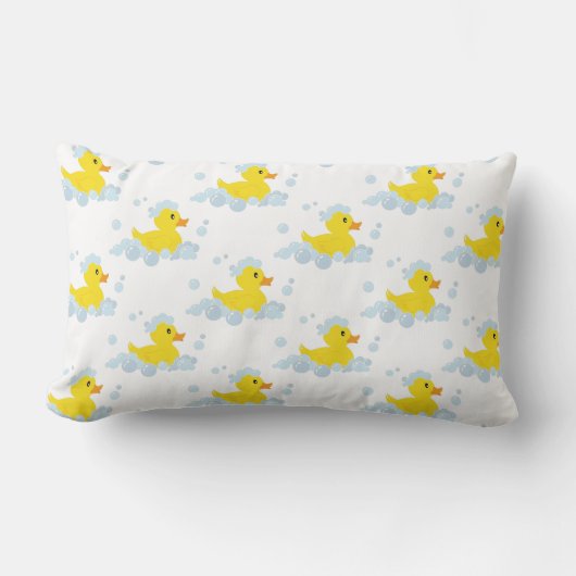 Coussin Rectangle Canard en caoutchouc (Recto)