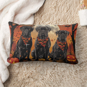 Coussin Rectangle Canne Corso Halloween Éffrayant