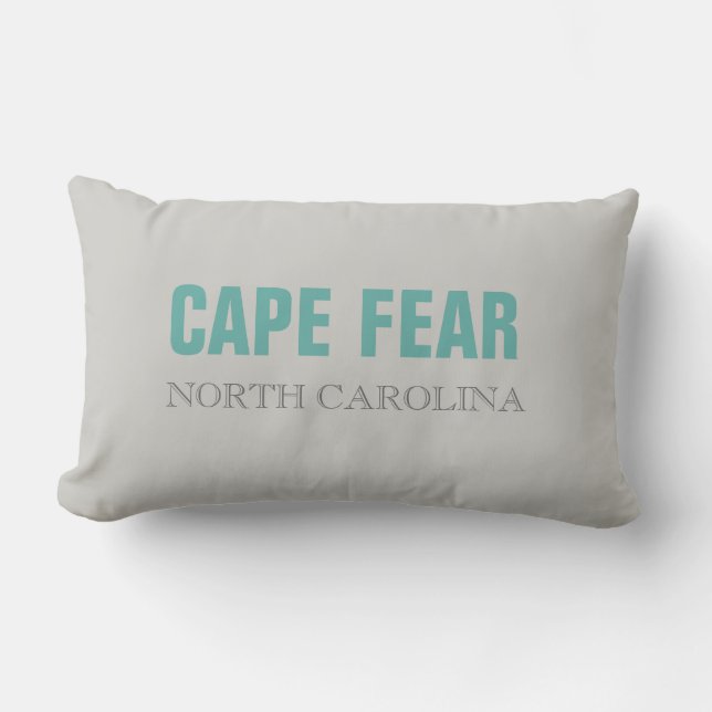 Coussin Rectangle Cape Fear North Carolina Beach Jeu d'oreiller (Recto)