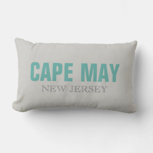 Coussin Rectangle Cape May New Jersey Beach Jeu d'oreiller