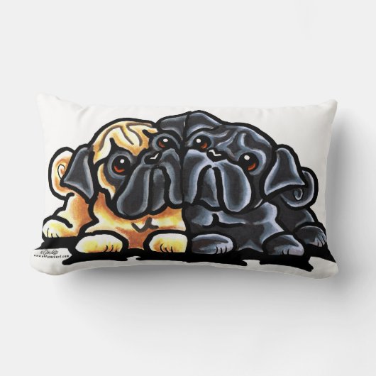 Coussin Rectangle Carlins d'amour (Recto)