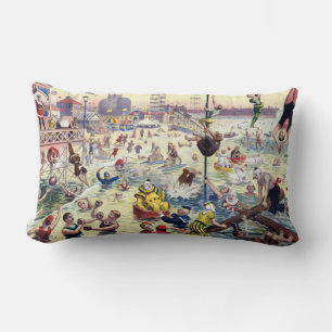 Coussin Rectangle Carnaval de Coney Island