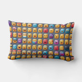 Coussin Rectangle Carré Emojis (Verso)