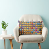 Coussin Rectangle Carré Emojis (Chaise)