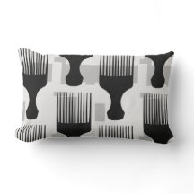 Carreau Afro noir et gris de peigne