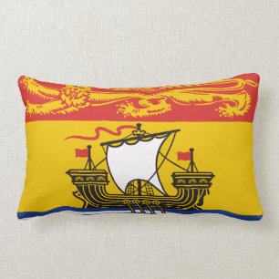 Coussin Rectangle Carreau de drapeau du Nouveau Brunswick