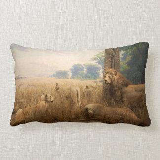 Coussin Rectangle Carreau de fierté de lion