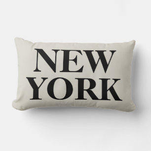 Coussin Rectangle Carreau des textes de New York