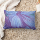 Coussin Rectangle Carreau floral bleu romantique (Couverture)