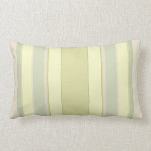 Coussin Rectangle Carreau jaune et sage en pastel de Lumbar de