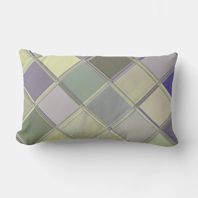 Coussin Rectangle Carreau lombaire fait sur commande d'art (Recto)