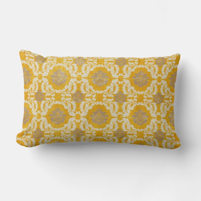 Coussin Rectangle Carreau modelé par damassé de rêves doux (Recto)