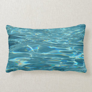 Coussin Rectangle Carreau tranquille de Lumbar des eaux