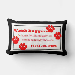 Coussin Rectangle Carte de visite