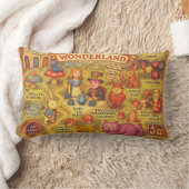 Coussin Rectangle Carte Fantaisiste des Aventures d'Alice au Pays de (Couverture)