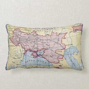 Coussin Rectangle CARTE : L'UKRAINE, c1906