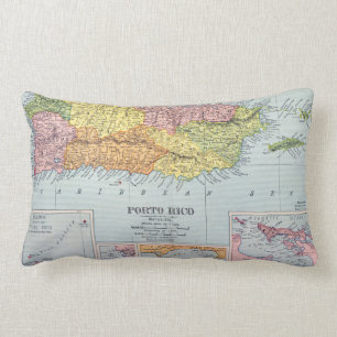 COUSSIN RECTANGLE CARTE : PORTO RICO, 1900