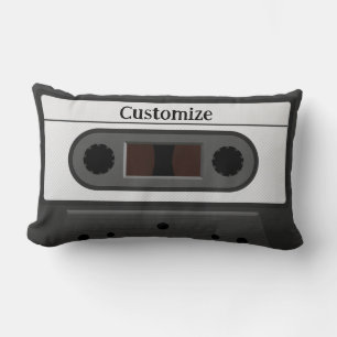 Coussin Rectangle Cassette Rétro