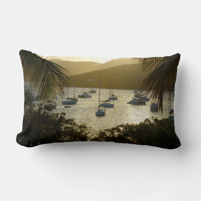 Coussin Rectangle Catamarans et voiliers (Recto)