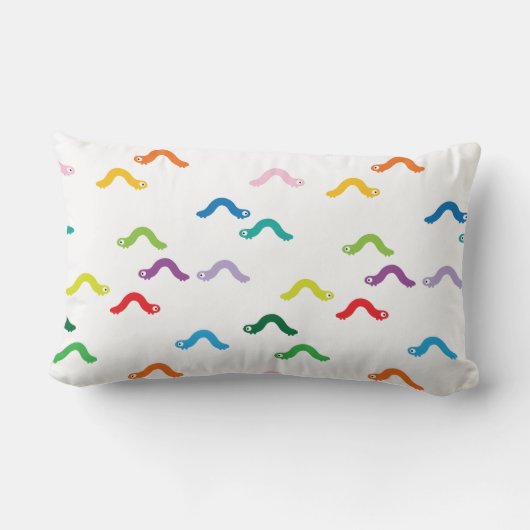 Coussin Rectangle Caterpillar (Verso)
