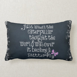 Coussin Rectangle Caterpillar Inspirationnel