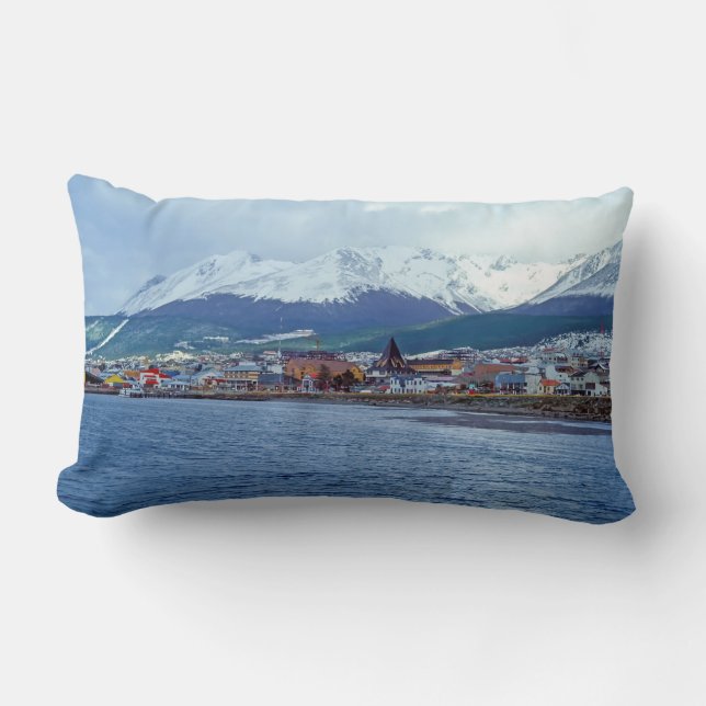 Coussin Rectangle Célèbre Ushuaia - Tierra del Fuego, Argentine (Recto)