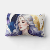 Coussin Rectangle Celestial Divine Feminine Spiritual Coffee Cup (Verso)