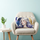 Coussin Rectangle Celestial Divine Feminine Spiritual Coffee Cup (Chaise)