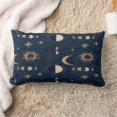 Coussin Rectangle Celestial Moon Stars Pillow (Couverture)