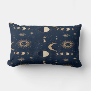 Coussin Rectangle Celestial Moon Stars Pillow