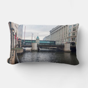 Coussin Rectangle centre-ville de milwaukee riverfront et architectu