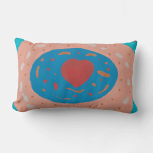 Coussin Rectangle Cercles d'amour Jeter l'oreiller
