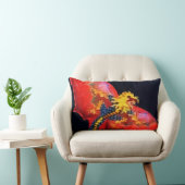 Coussin Rectangle Cerf-volant Dragon Rouge (Chaise)