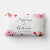 Coussin Rectangle Cerisier Fleur Rose Clair (Recto)