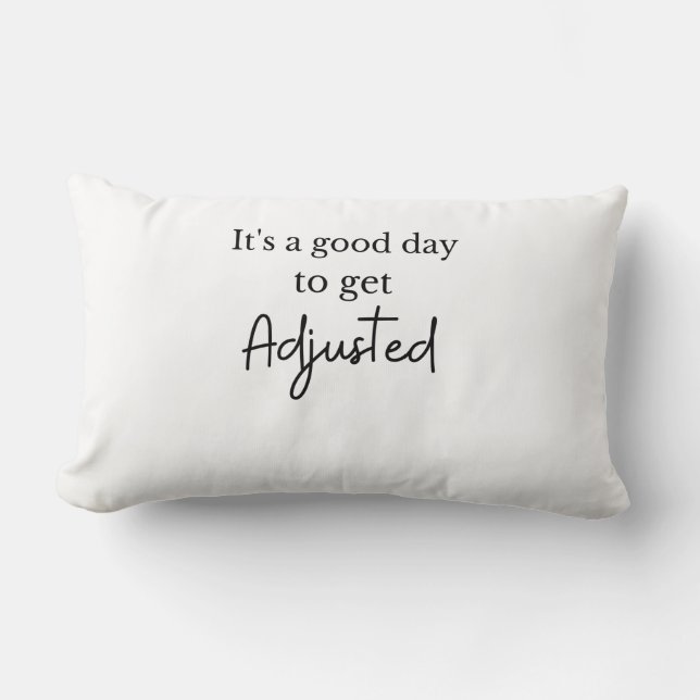 Coussin Rectangle C'est une bonne journée pour obtenir ajusté drôle  (Recto)